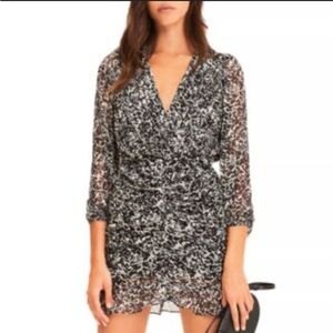 ba&sh Ezra printed mini dress